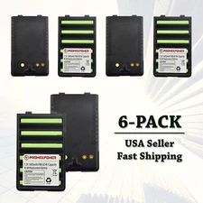 6x Battery for Vertex/Yaesu/Standard Horizon Radios FNB-83, VX180, FT60E, HX270S
