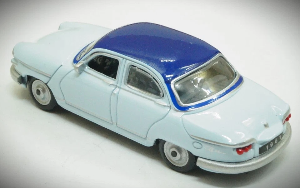 1:87 HO Universal Hobbies PKW Panhard PL 17 Del 1961 In Azzurro/Blu - Immagine 4 di 4
