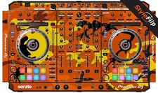Pioneer DDJ-SX3 Skin Camo Orange StyleFlip Skins