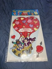 Magic School Bus Valentines Bulletin Board Teacher Classroom Exclusive NOS 90s