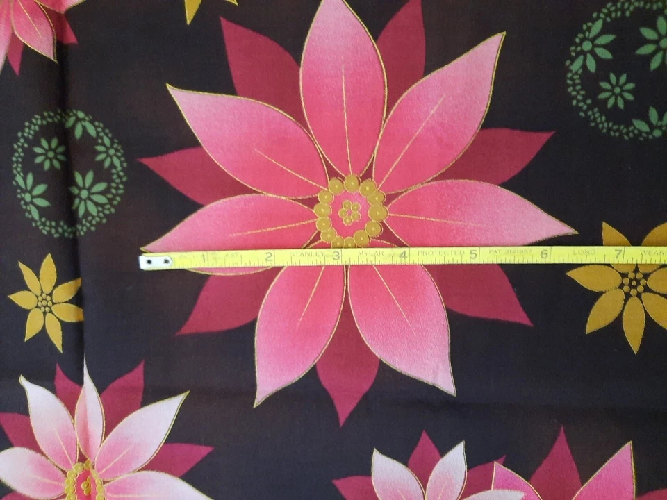 City Girl Holiday By Kitty Yoshida Benartex 2564 Fabric 43" X 16" Gold Christmas - Image 4 of 4