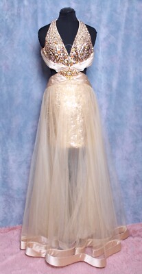NWT LUX GAL GOLD SEQUINS BLING TULLE HIGH LOW PROM FORMAL GOWN DRESS 4 | eBay NWT LUX GAL GOLD SEQUINS BLING TULLE HIGH LOW PROM FORMAL GOWN DRESS 4 | eBay