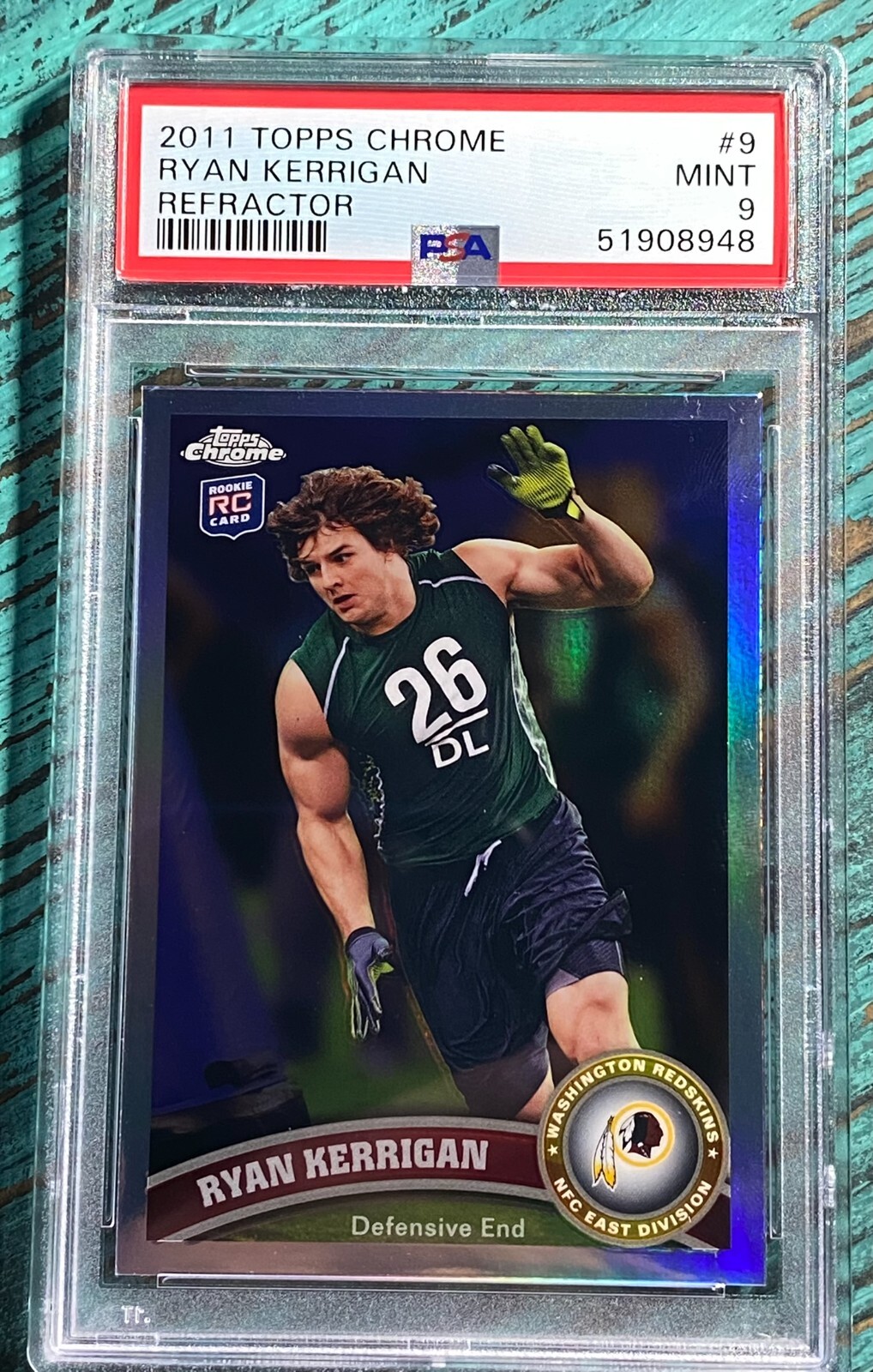 Ryan Kerrigan Topps Chrome #9 Refractor