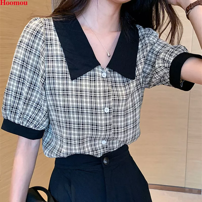 Korean blouse cheap shirt