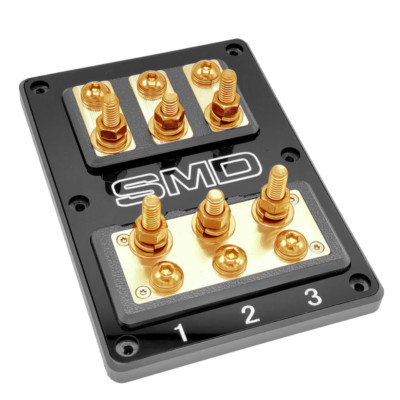 SMD Triple XL2 3 Slot ANL Fuse Block with 100% OFC Oxygen-free Copper Hardware