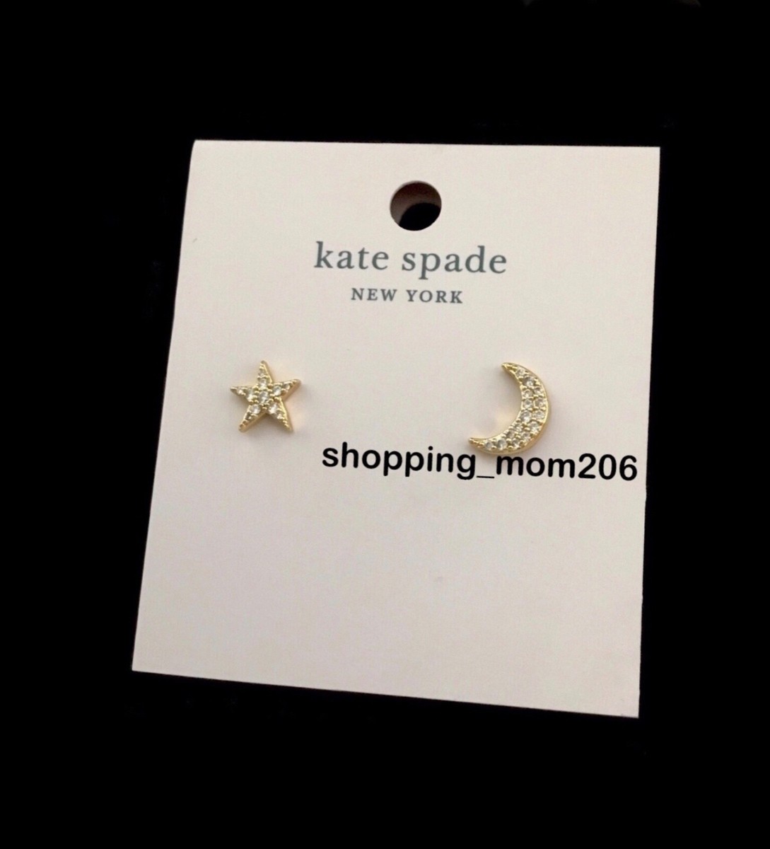 【おしゃれ】 KATE SPADE pave stud ピアス Spot The Spade Pave Halo Spade Studs | Kate Spade New York