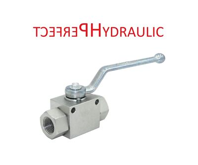 Hydraulischer Hochdruck Kugelhahn 2-Wege G 1''