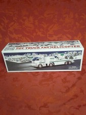 Brand new in box Hess Toy Truck and Helicopter 2006 gas station xmas gift car