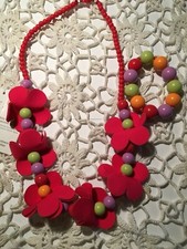 vol priced Gymboree 2012 Pretty Posies necklace bracelet jewelry set access