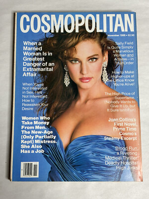 Vintage Cosmopolitan Magazine - November 1988 - Volume 205 No. 5