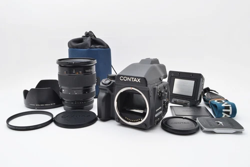 【Near Mint】Contax 645 Camera & 45-90mm f/4.5 Lens +extra MFB-1A back from Japan