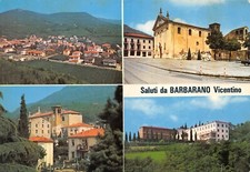 A5232) SALUTI DA BARBARANO VICENTINO VEDUTINE VIAGGIATA. VICENZA.