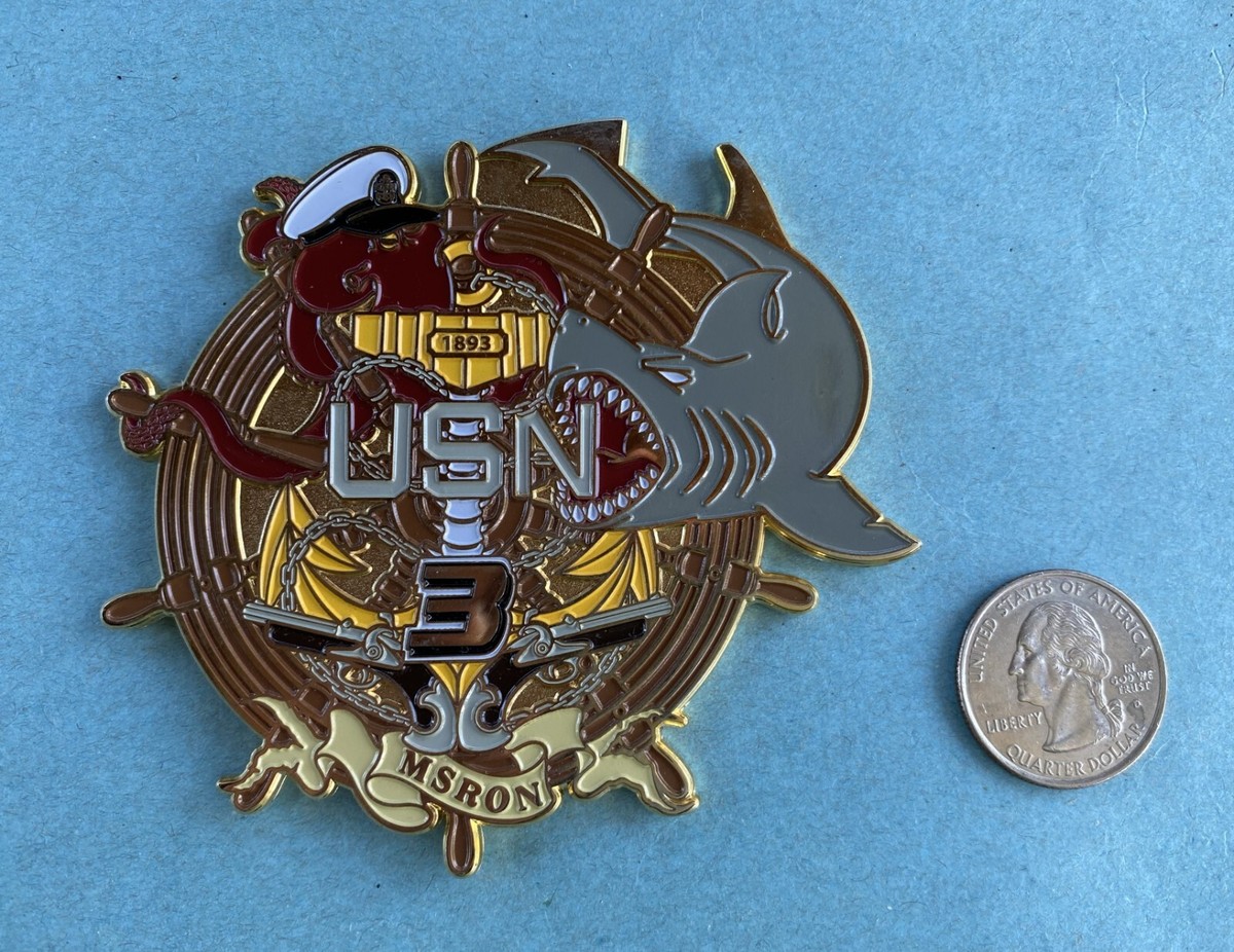 US NAVY CHALLENGE COIN - MARITIME EXPEDITIONARY SECURITY SQUADRON