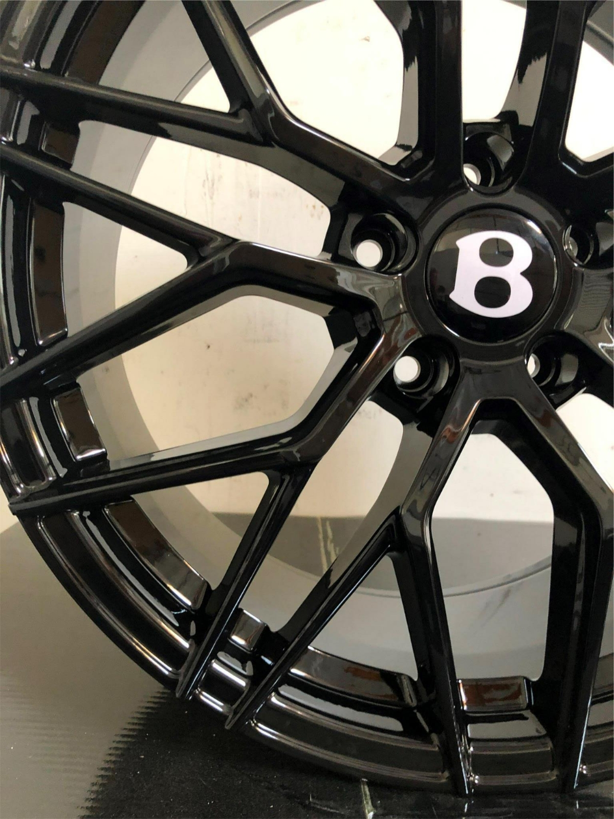 22-inch M520R Premium Wheels fr Bentley GT GTC Flying Spur 2003-2017 Black 5x112