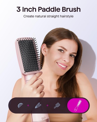 Hair Dryer Brush Kit, 5 in 1 Blow Dryer Brush with Oval Blowout Brush, Blowou... - Picture 4 of 6