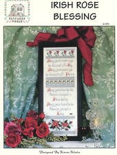 Rosewood Manor Designs / Karen Kluba  Q-1251 Irish Rose Blessing
