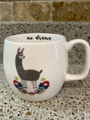 No Drama Llama Coffee Tea Cup Mug Opalhouse Porcelain - Picture 2 of 9