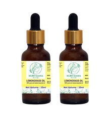 AGRO MANIA 100% Pure Lemongrass Essential Oil for Aromatherapy, Skin & Hair Care