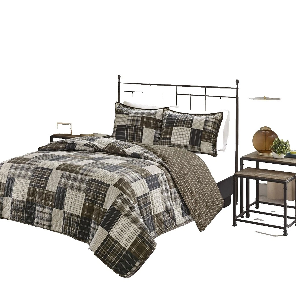 Plaid Brown Quilts, Bedspreads & Coverlets