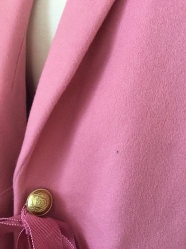 Nwt JCrew Collection Olivia Topcoat W/ Grosgrain Ribbon 6 Candy Pink F7077 $495 - Picture 5 of 12