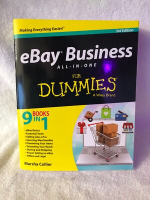 EBAY BUSINESS FOR DUMMIES 2013 softcover 3rd edition Marsha Collier