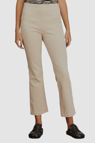 Pantalon legging évasé femme beige kaki sergé crop SPRWMN 295€ taille L - Photo 2/4