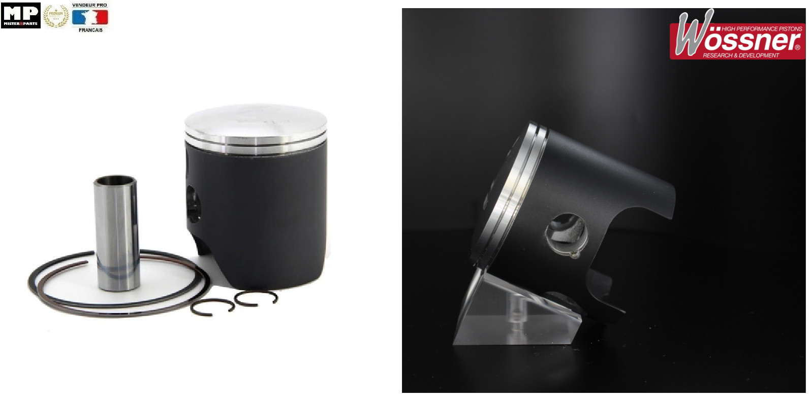Piston forgé Wossner Suzuki TSR 125 1989 1990 1991 1992 1993 1994 57.94 mm