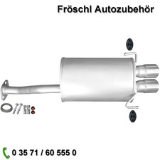 für Honda Civic VII Hatchback 2,0 Type-R Endtopf Auspuffanlage mit Anbausatz m*