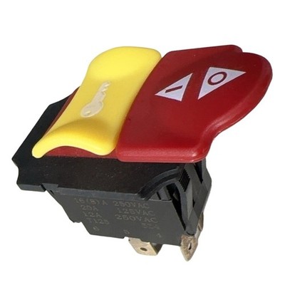 Drucktastenschalter 125V 250V 20A 12A elektromagnetische Ausführung für Werkze