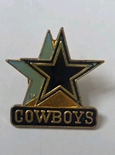 Vintage Dallas Cowboys 1994 NFL World Champs Pin Badge Metal Free Post 