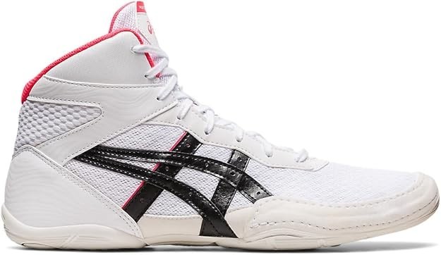 ASICS Men's Matflex 7 Wrestling Shoes, 13, White/Diva Pink thumbnail 3