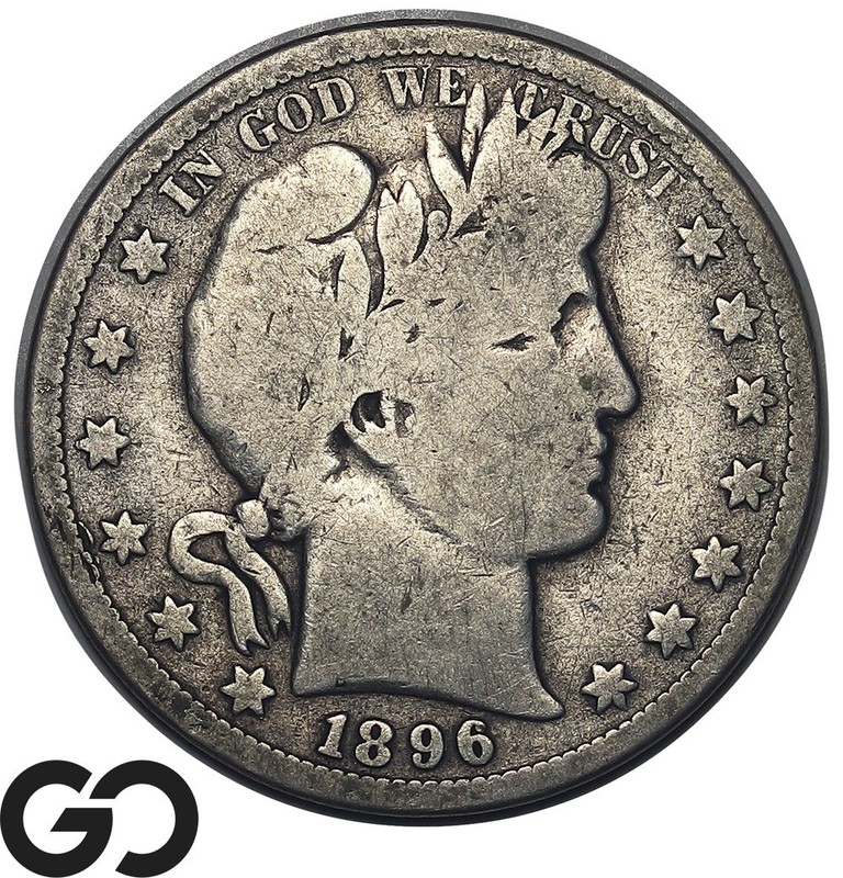 1896-S Barber Half Dollar *Key San Francisco Date, Low Mintage*