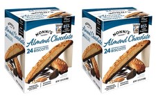 2 pack Nonni's Almond Chocolate Biscotti, 24 ct. Total 48 count FREE shipping