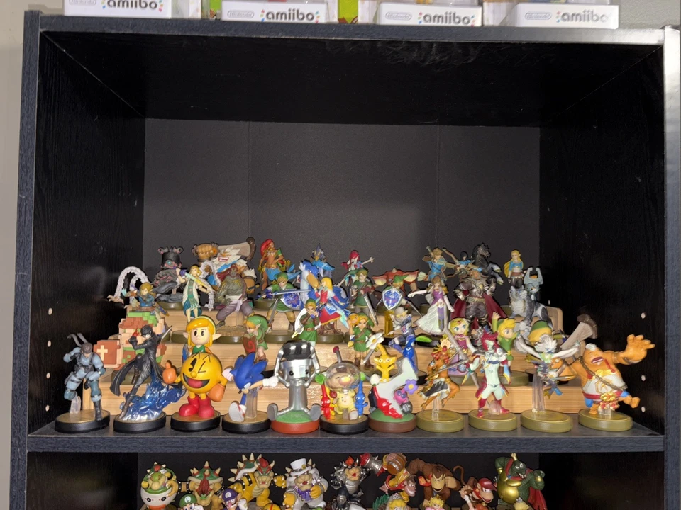 Lote de 137 Figuras Amiibo Super Smash Bros Mario Donkey Kong Zelda Etc Foto 4 de 4