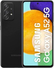 Image of New Samsung Galaxy A52 5G 128/6GB Black Sim Free Unlocked Android Smartphones