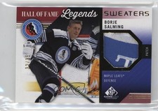 2021 Upper Deck SP Game Used HOF Legends Sweaters 32/35 Borje Salming Patch 1pf0