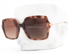 Michael Kors Quogue Sunglasses Pink Brown Tortoise Polarized MK2247U 4017T5 Case