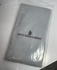 NIP Gray BAILEY BANKS & BIDDLE Jewelry Care Cloth - Cleans, Shines, & Protects