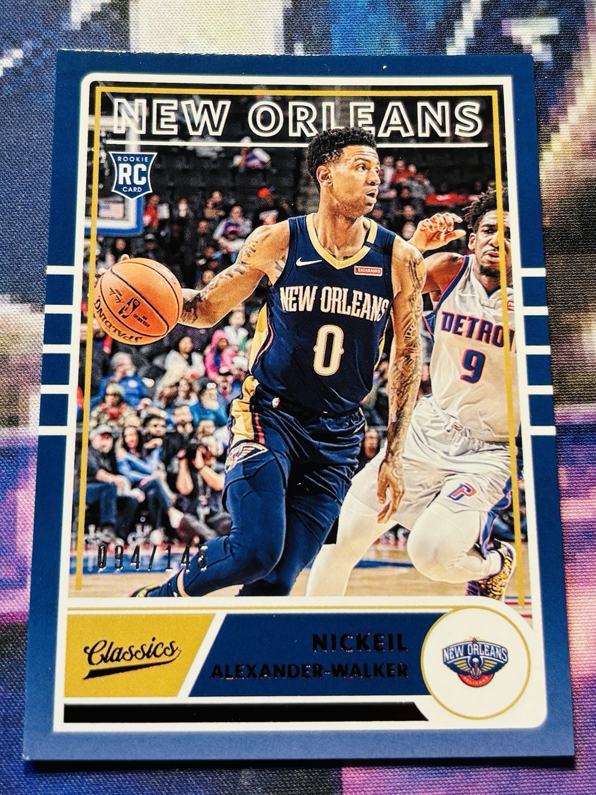 2019 Chronicles Classics Red /145 Nickeil Alexander-Walker RC #640 Hawks
