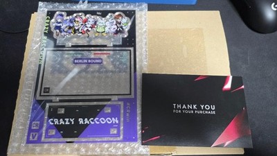 Crazy Raccoon Masters Berlin Acrylständer limitiert Sammlerstück eSports Team...
