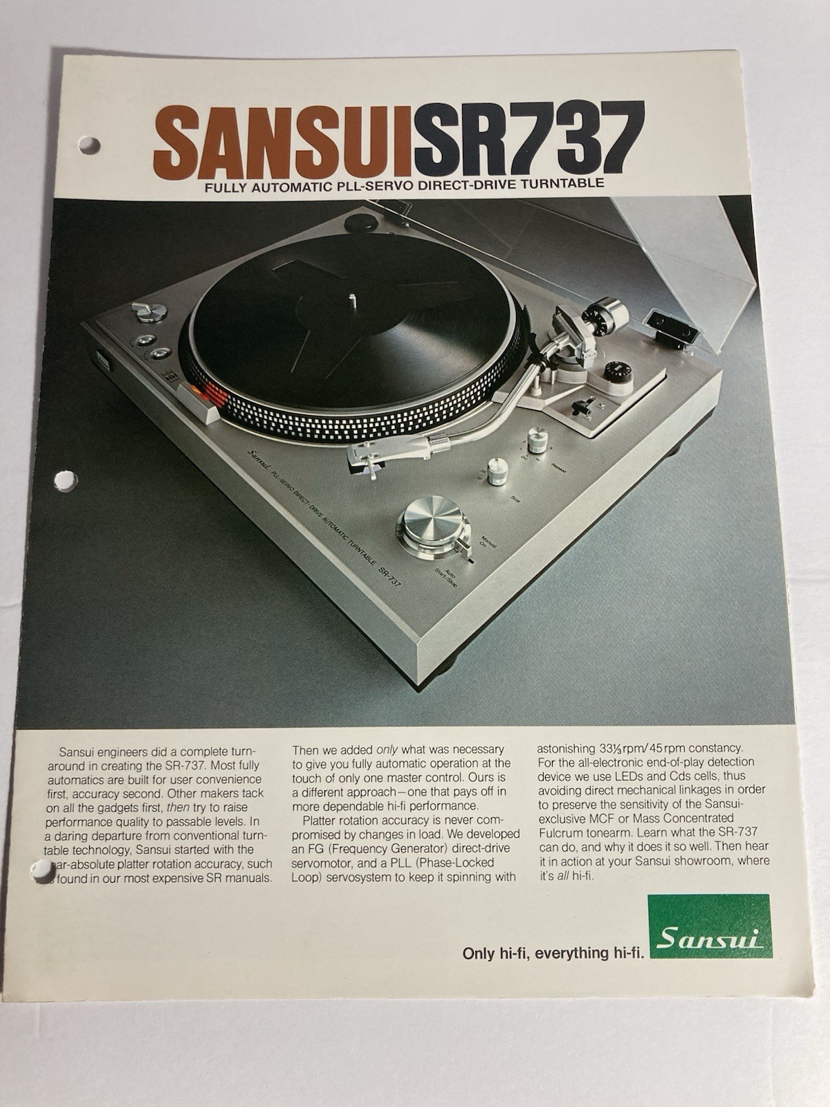 Sansui sr-737 vintage audio equipment - eBay listing photo 4