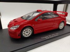 Peugeot 307 CC Wrc 2005 Plain Body Version Red 1/18 Autoart §§