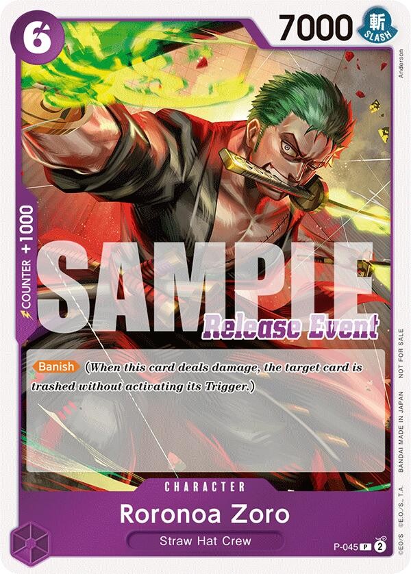 Roronoa Zoro (ST15 - ST20 Release Event Winner Pack) [One Piece