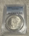 1883-O Morgan Silver Dollar MS62 PCGS Brilliant Luster
