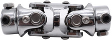 1 Pc Chrome Double Universal Steering 34 Dd X 34 Dd Double U-joint Shaft 1 Pc Chrome Double Universal Steering 34 Dd X 34 Dd Double U-joint Shaft