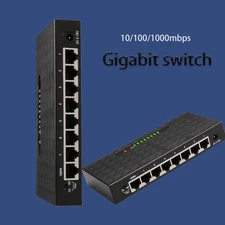 gigabit switch RJ45 Hub Ethernet Network Switch RJ-45 LAN Adapter dock station