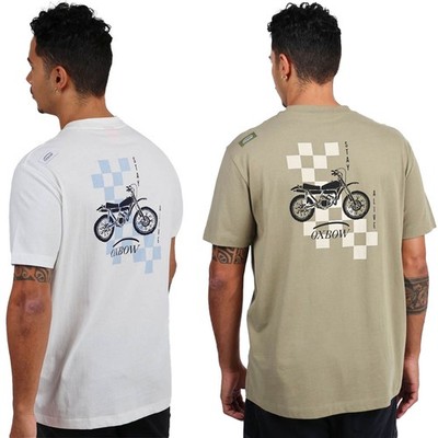 OXBOW Herren Tautira Kurzarm Rundhals Bio Baumwolle Tee T-Shirt Oberteil