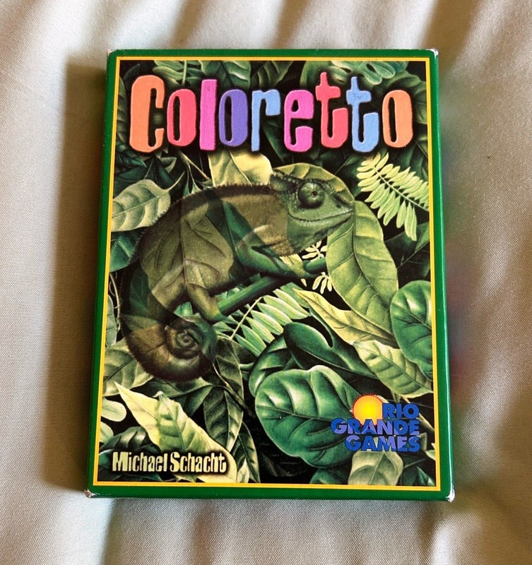 Coloretto Card Game - Used Good Condition - from 2006. FUN game for 2-5 players.