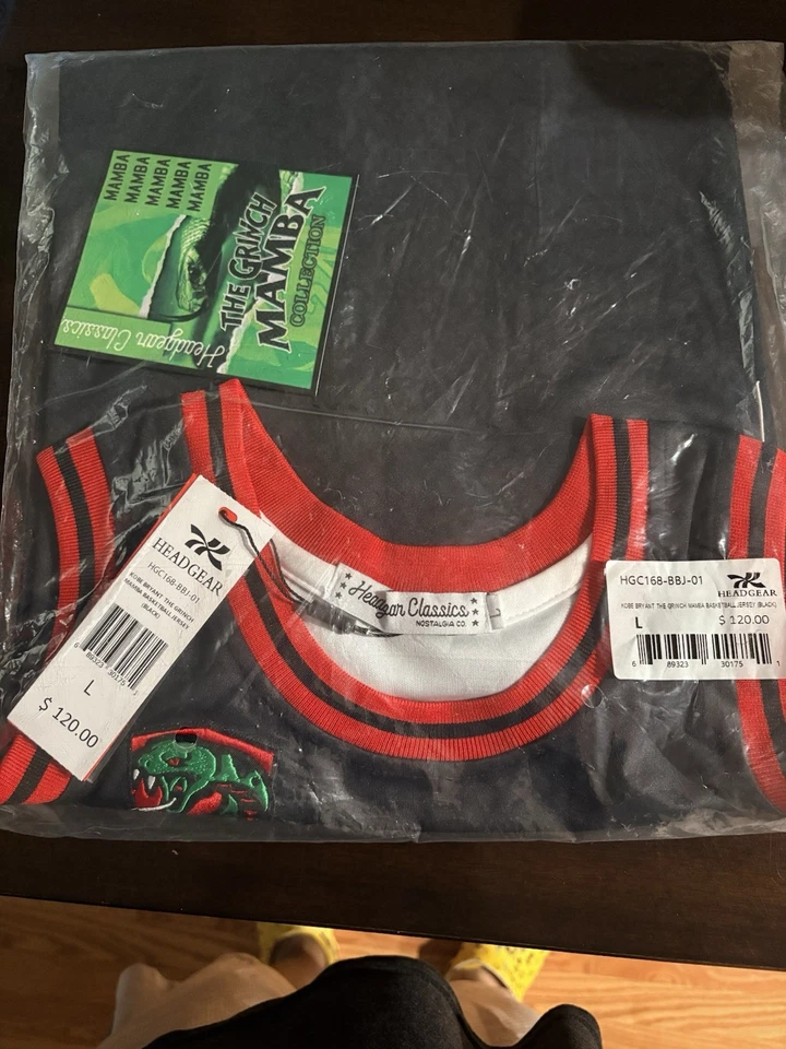 Camiseta deportiva de baloncesto Kobe Bryant The Grinch Mamba talla grande nueva con etiquetas Foto 4 de 4