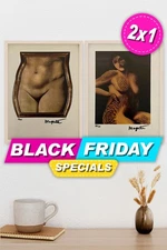 2X1 BLACK FRIDAY SP RENE MAGRITTE ORIG. SIGNED PRINT, COA + APPRAISAL $3,500*